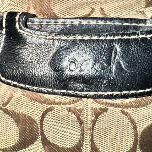 Tan and Black Coach Bag - Picture 8 of 8